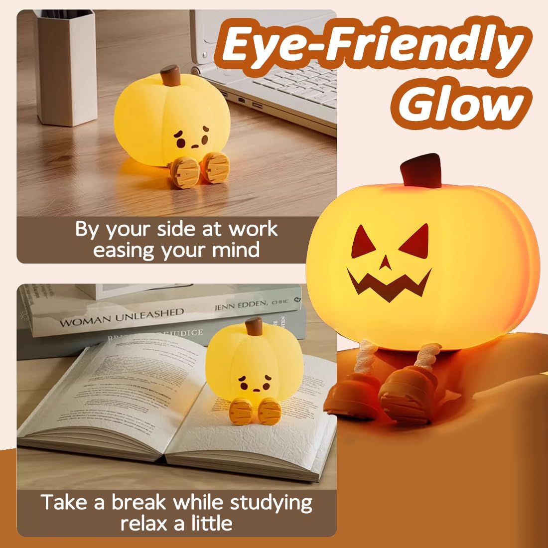 Grinning Pumpkin Night Light
