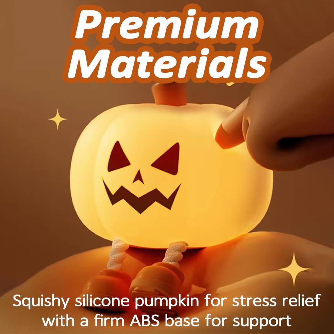 Grinning Pumpkin Night Light